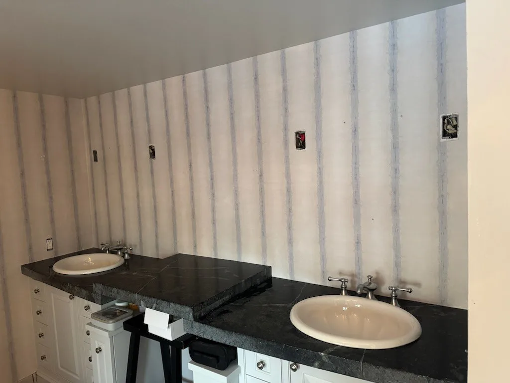 Wallpaper installation Atlanta project 2