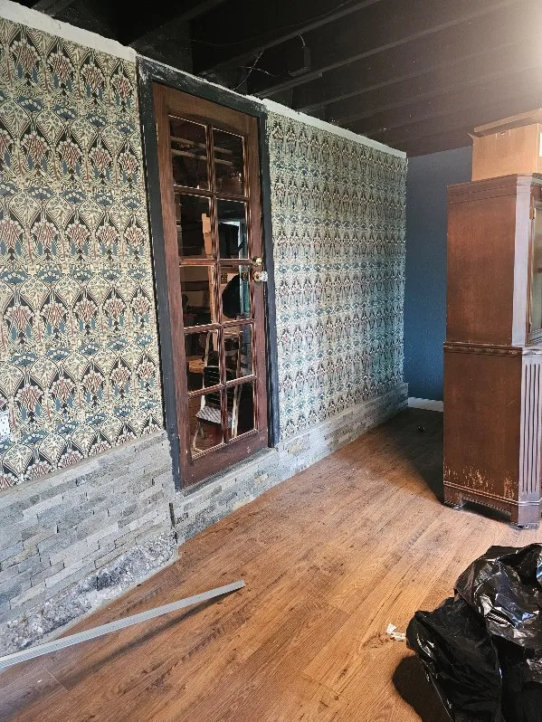 Residential wallpaper installation in Atlanta